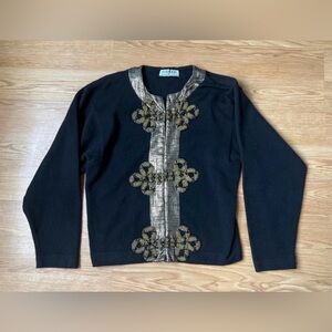 Gloria Sachs 100% Scottish Cashmere Sweater “Made in Britain”